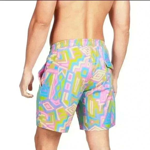 RETRO RIDE STRETCH SWIM TRUNKS - Picture 2 of 5